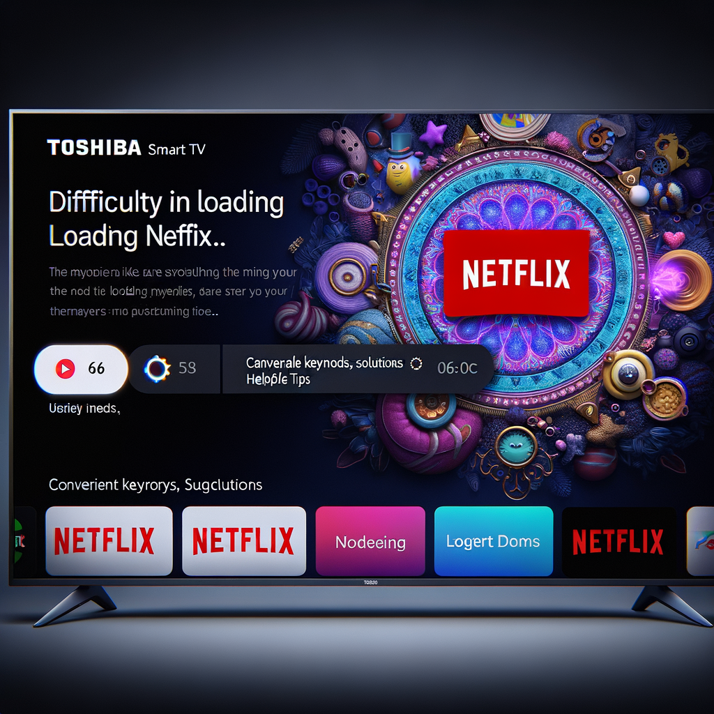 Generate an eye-catching, high-quality featured image prompt for a blog post about: شاشة Toshiba
