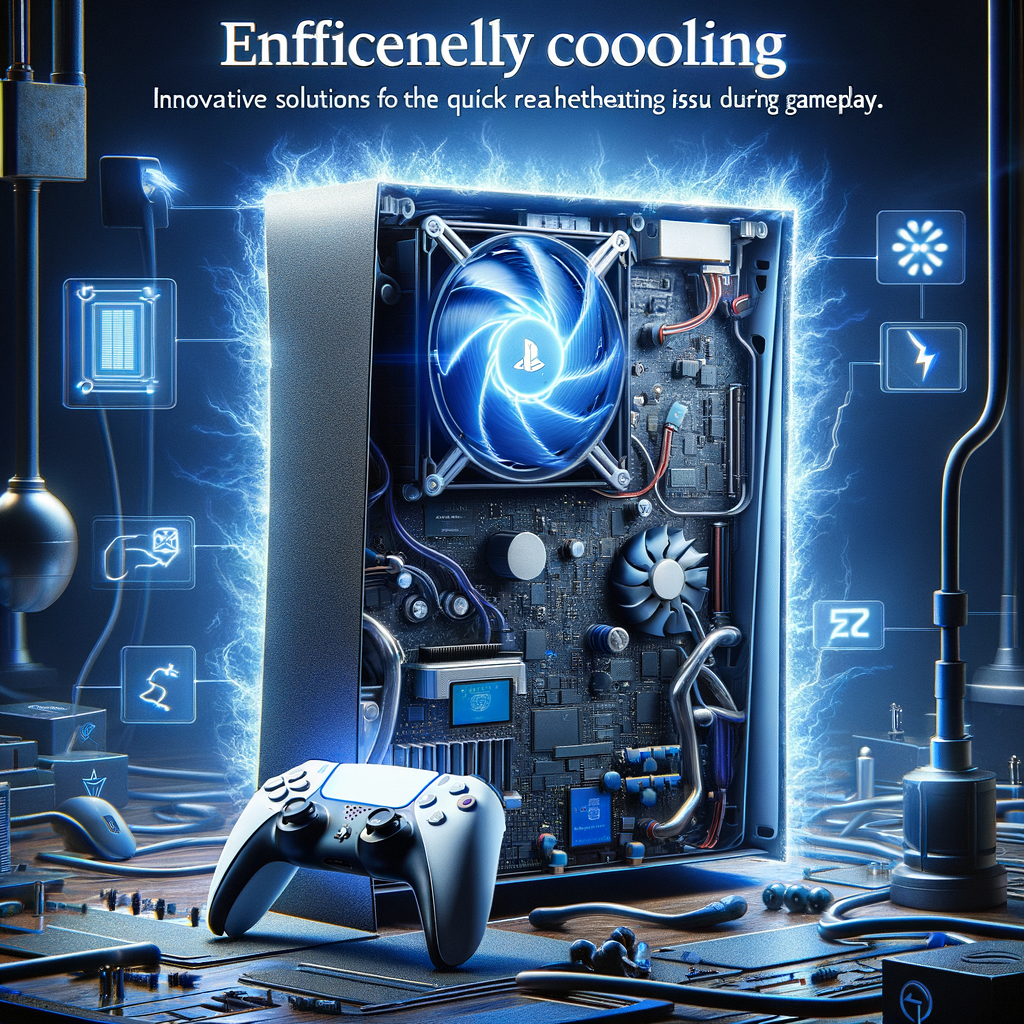 Illustration of تبريد جهاز PS5 بفعالية: حلول مبتكرة لمشكلة الاحتراق السريع أث