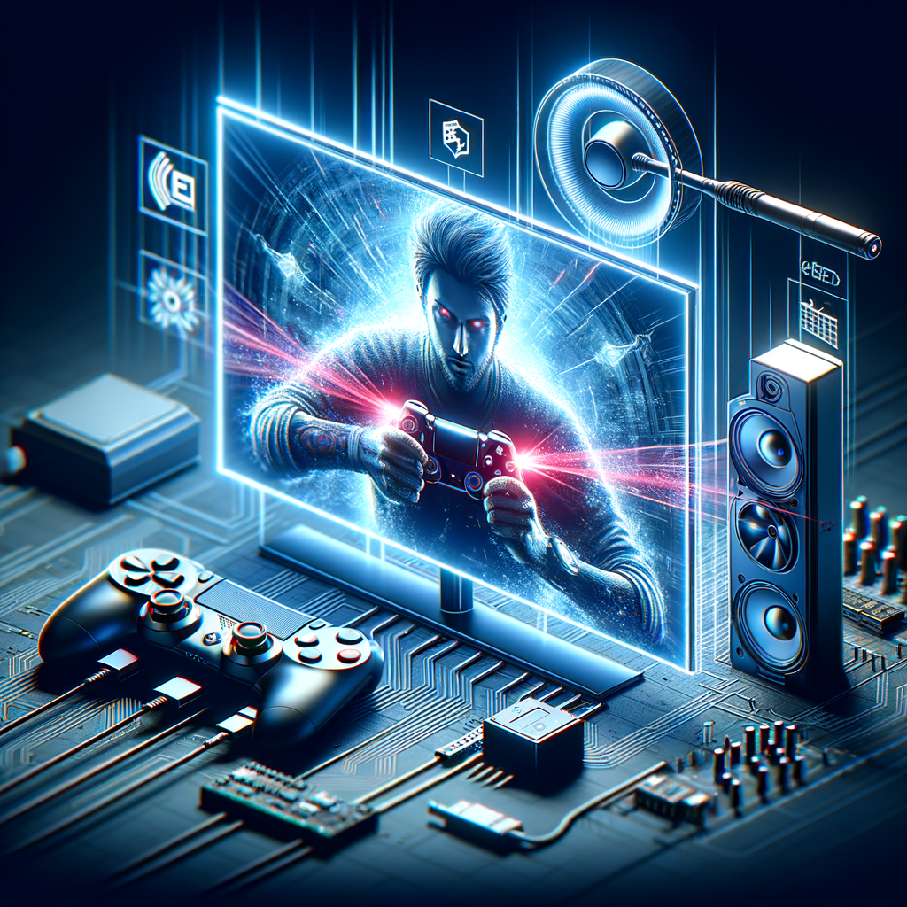 Illustration of حل فعّال لمشكلة تأخر الإدخال في شاشات QLED أثناء الألعاب