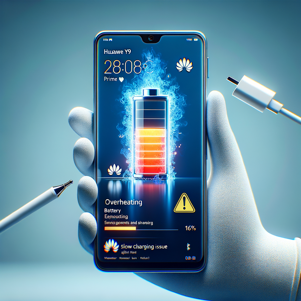 Illustration of حل مشكلة استنزاف بطارية Huawei Y9 Prime أثناء الخمول بخطوات بسيطة