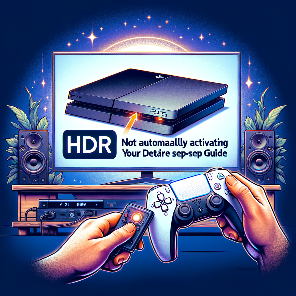 Illustration of حل مشكلة عدم تفعيل HDR تلقائيًا في PS5: دليلك الشامل خطوة بخطوة