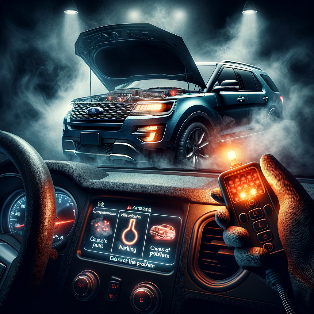 Illustration of دخان أسود فورد إكسبلورر: أسباب مذهلة وحلول سهلة وفعالة