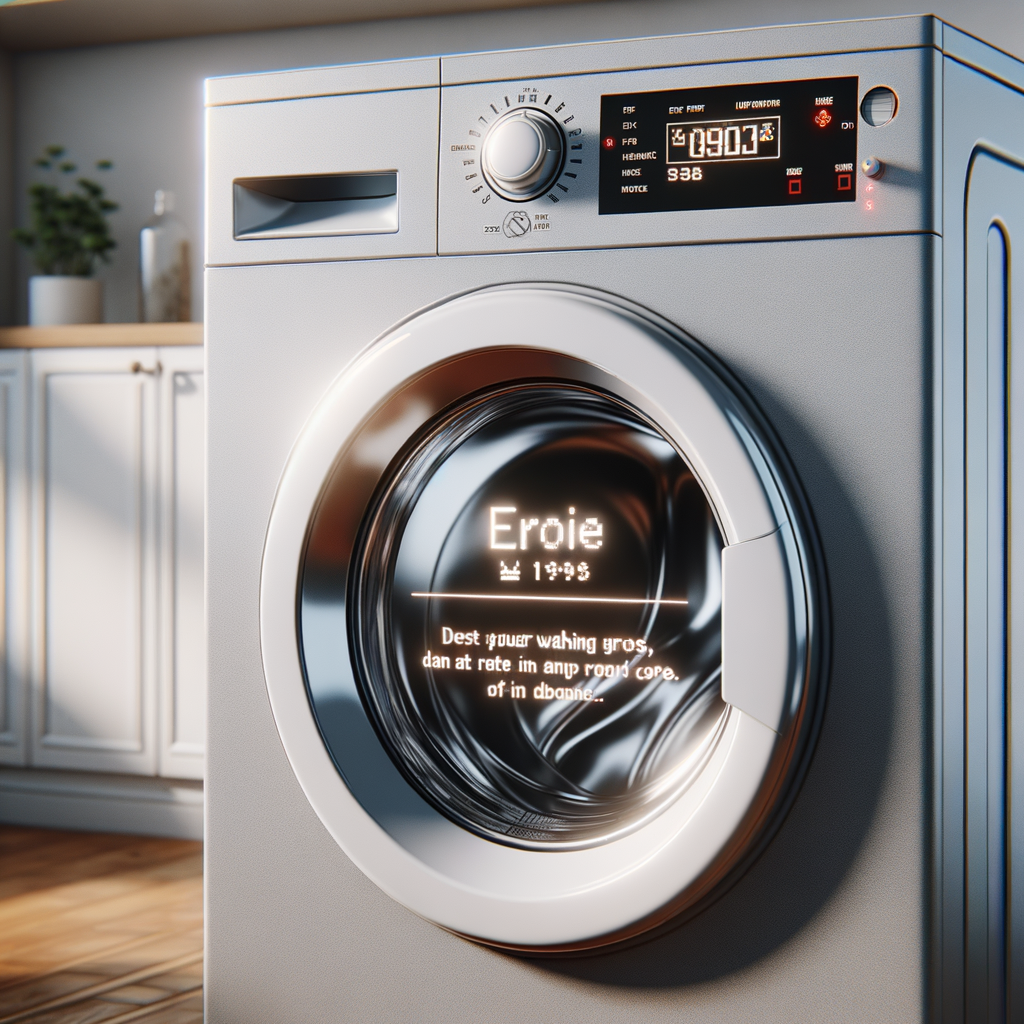 Illustration of رمز الخطأ EF0 في غسالة Electrolux: كيف تصلح تسرب ورغوة زائدة بسرعة