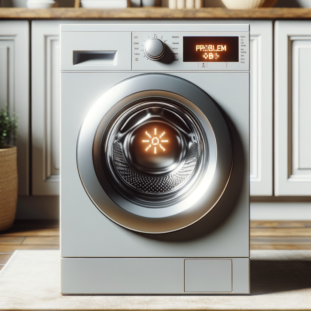 Illustration of رمز الخطأ F4 في غسالة Beko أوتوماتيك: كيف تصلح فشل تصريف الماء ب