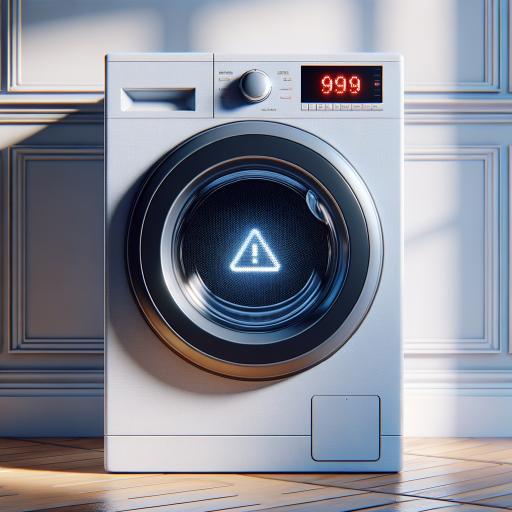 Illustration of رمز الخطأ ND في غسالة سامسونج: خطوات حل مشكلة تصريف الماء