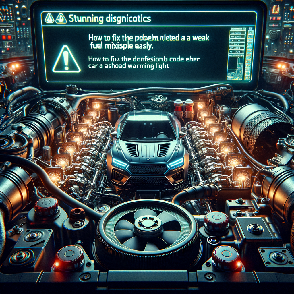 Illustration of رمز الخطأ P0171 المذهل: كيفية إصلاح خليط وقود ضعيف بسهولة
