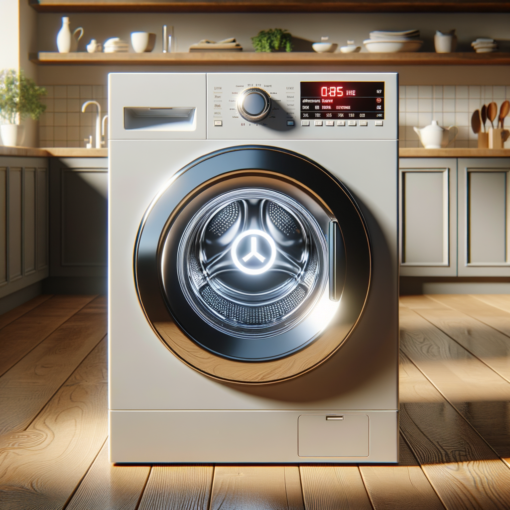 Illustration of رمز الخطأ U4 في غسالة Sharp: أسباب عدم توازن الحمولة وحلول سريعة