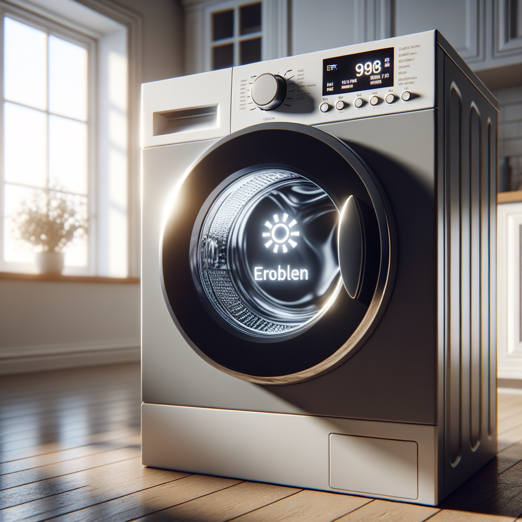 Illustration of رمز الخطأ UE في الغسالات الأوتوماتيك الأمامية: الأسباب والحل