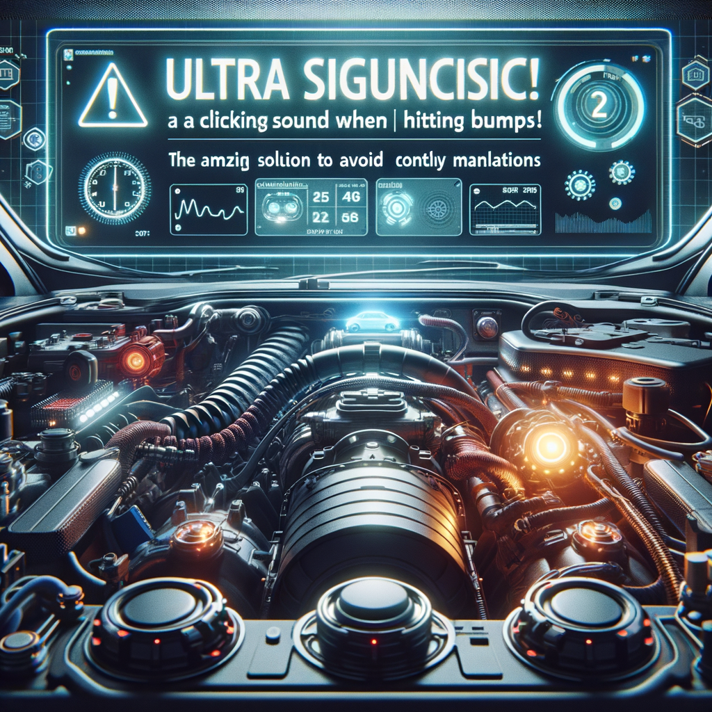 Illustration of صوت طقطقة عند المطبات: الحل المذهل لتجنب الأعطال المكلفة