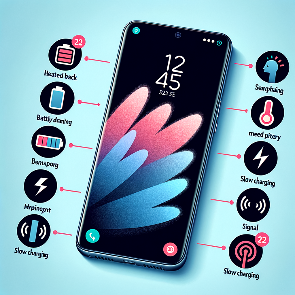 Illustration of مشكلة بطء الشحن السريع في هاتف Samsung Galaxy S23 FE - الأسباب والحلول