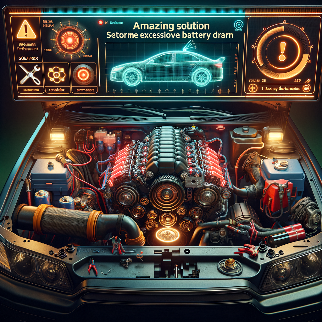 Illustration of نفاد بطارية السيارة بسرعة: حلول مذهلة وسهلة لاستعادة الأداء