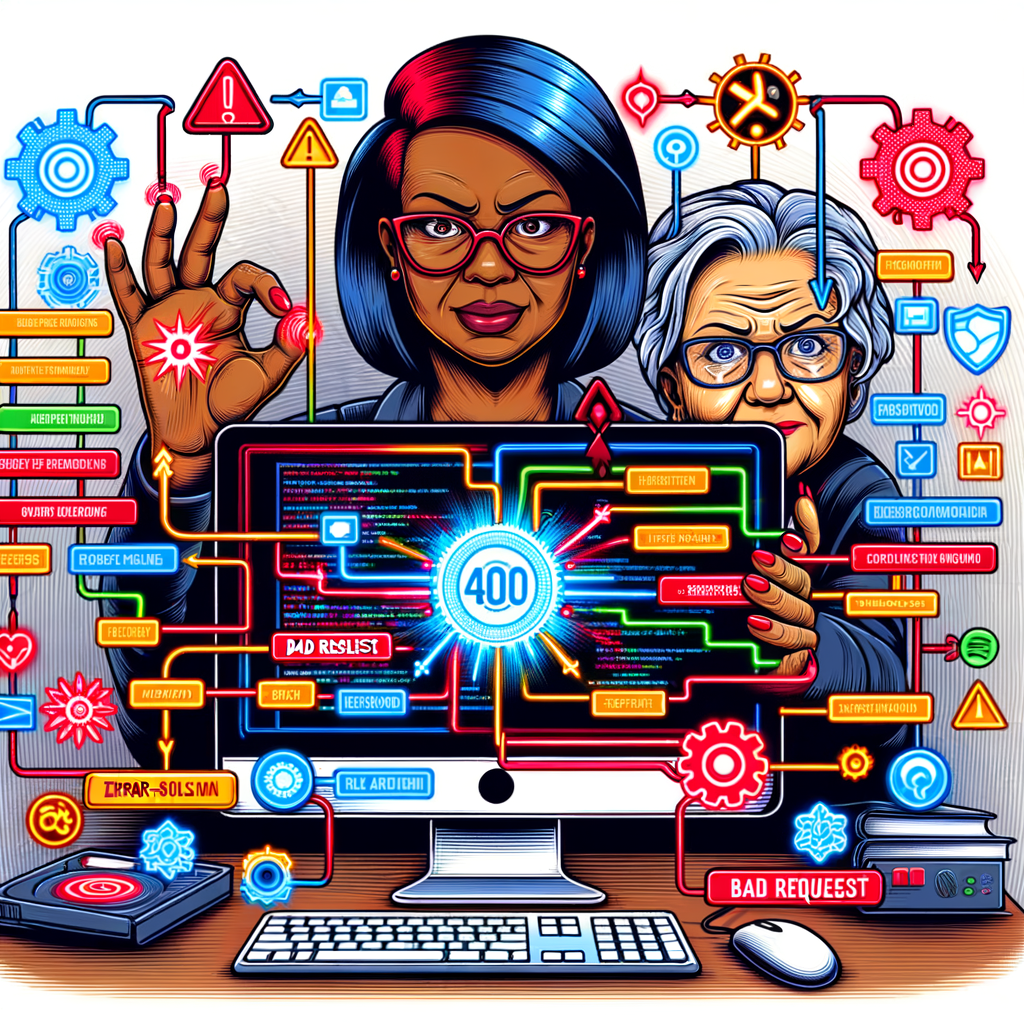 Illustration of Error 400 Bad Request Solutions: Effortless Fixes for App Issues