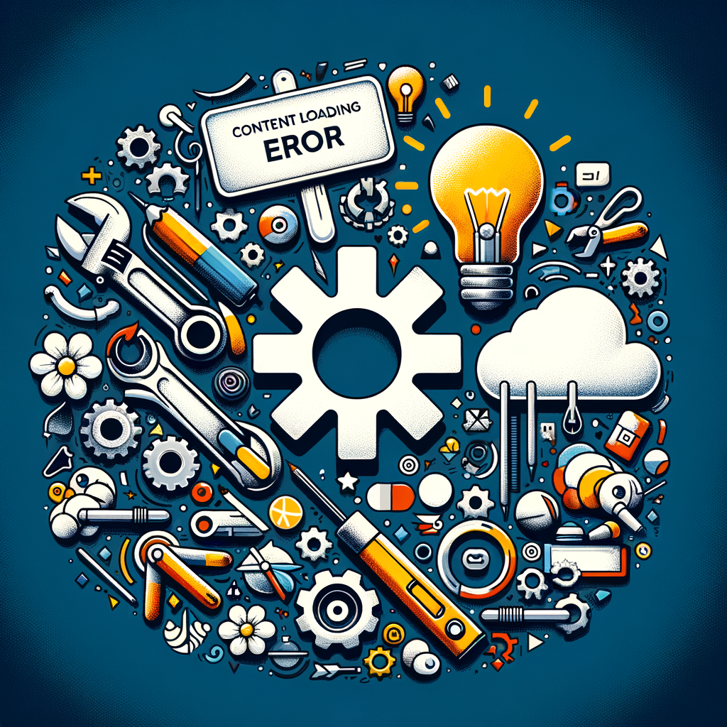 Illustration of Fix Content Loading Error: Effortless Solutions for App Failures