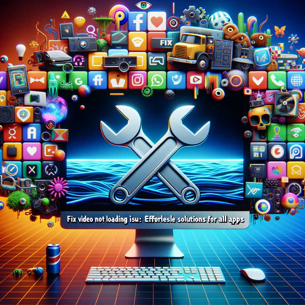Illustration of Fix Video Not Loading Issue: Effortless Solutions for All Apps