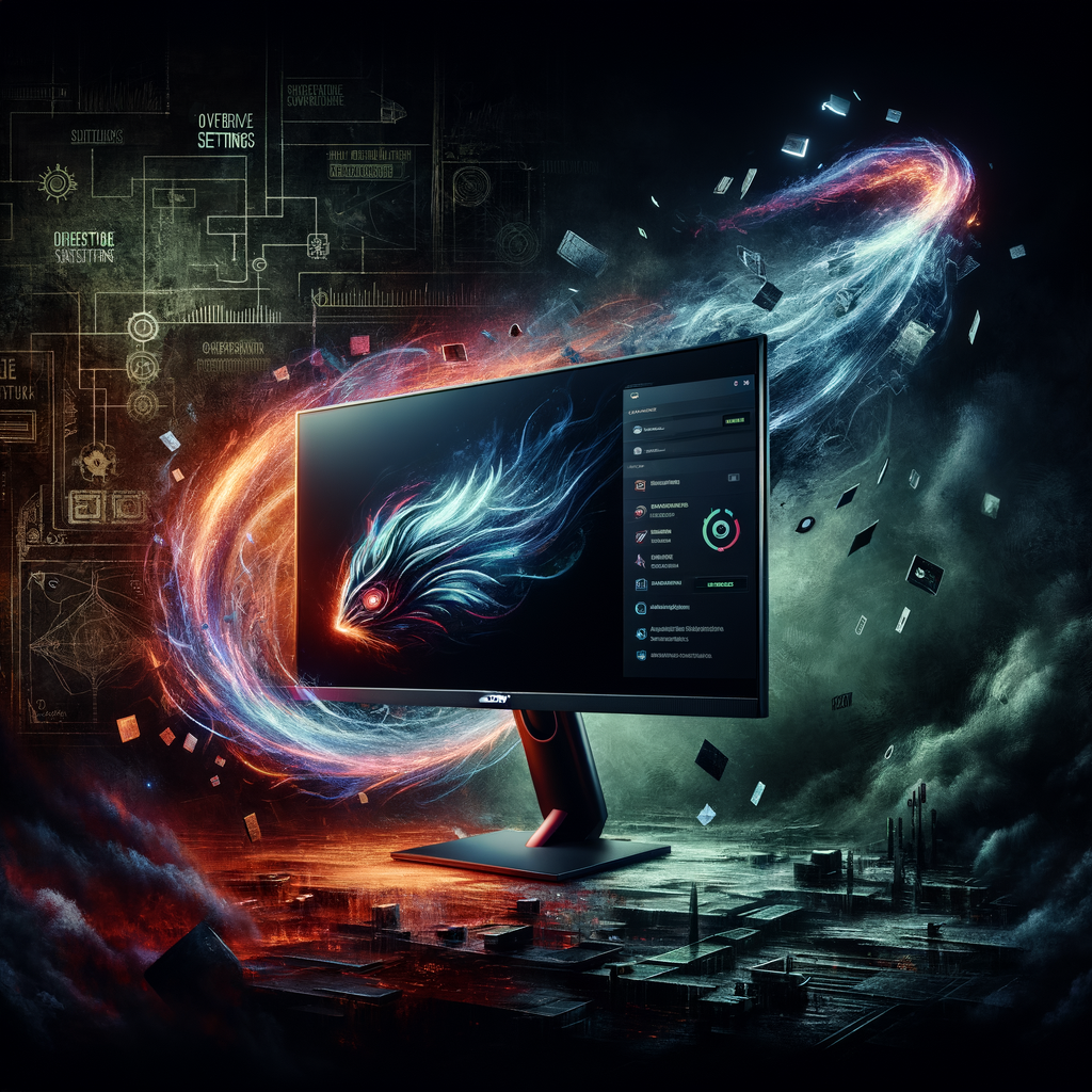 Illustration of Acer Nitro VA: أفضل إعدادات Overdrive لحل Ghosting في المشاهد الداكنة