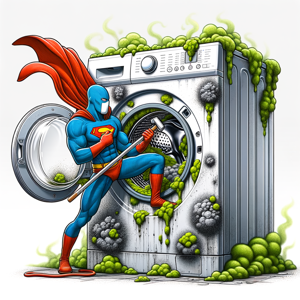 Illustration of أسباب رائحة العفن في غسالة Samsung وكيفية التخلص منها