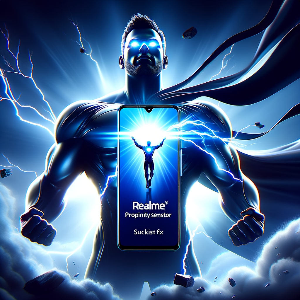 Illustration of حل سريع لمشكلة توقف مستشعر القرب في Realme 12 Pro Plus