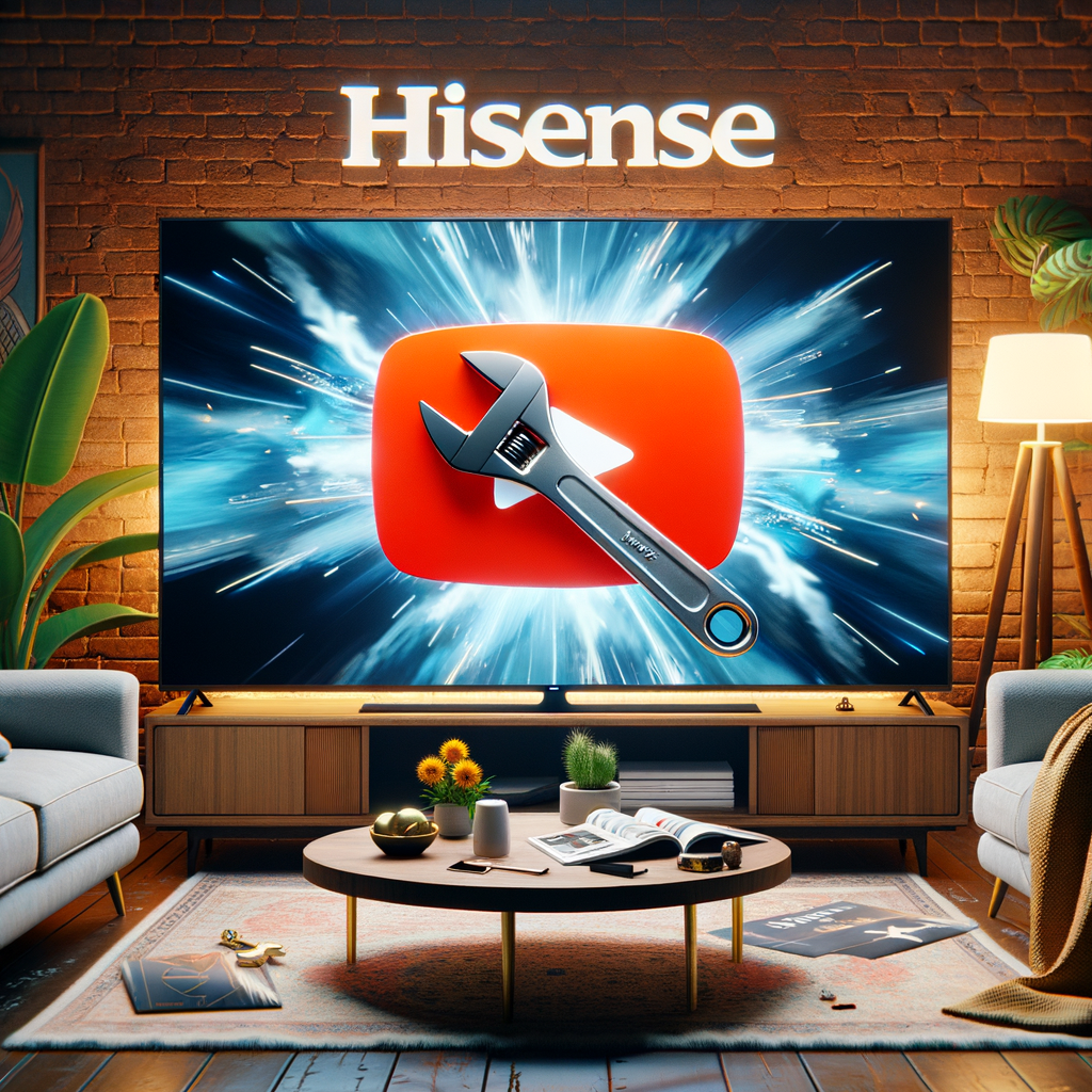 Illustration of حل مشكلة تعليق YouTube على شاشة Hisense VIDAA بخطوات بسيطة