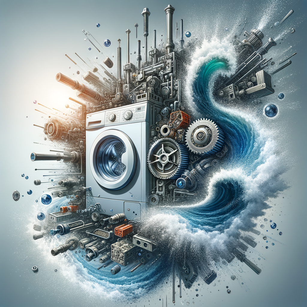 Illustration of حل مشكلة صمام دخول الماء البارد في غسالة Siemens