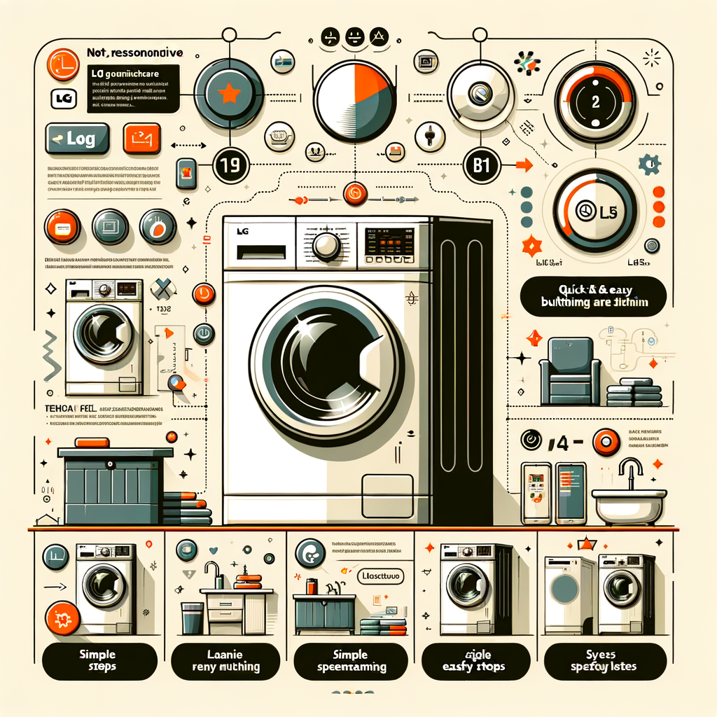 Illustration of حل مشكلة عدم استجابة أزرار غسالة إل جي بخطوات سهلة وسريعة
