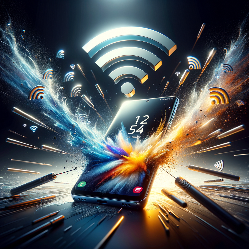 Illustration of حل مشكلة عدم اتصال Samsung Galaxy S24 FE بالواي فاي 6 بسهولة