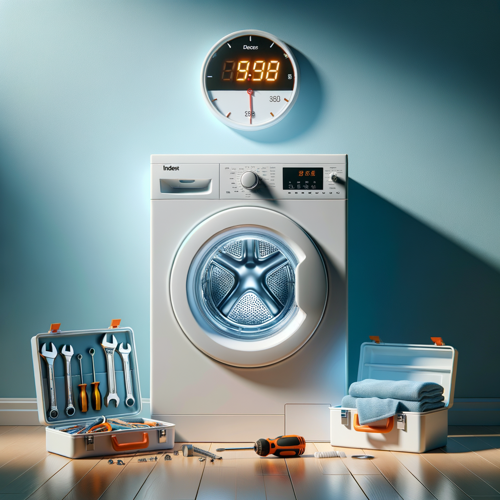 Illustration of حل مشكلة غسالة إنديست لا تكمل دورة الشطف بسرعة وسهولة