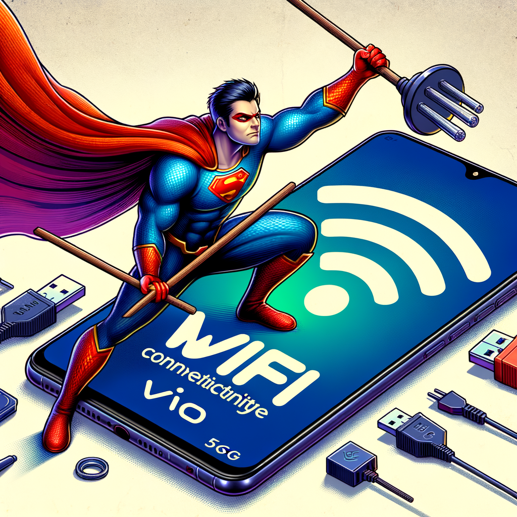 Illustration of حل مشكلة Vivo Y100 5G لا يتصل بالواي فاي بخطوات سهلة وسريعة