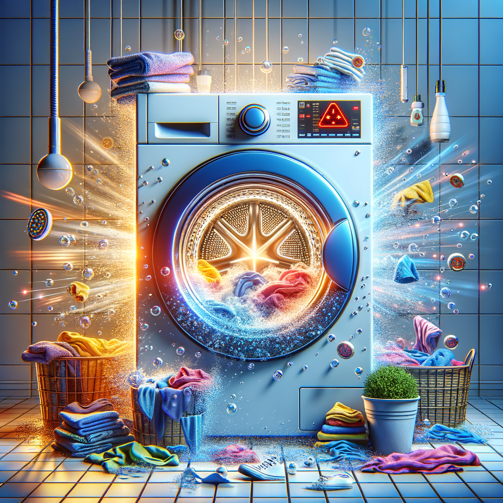 Illustration of حل نهائي لمشكلة توقف غسالة هاير فجأة أثناء التشغيل