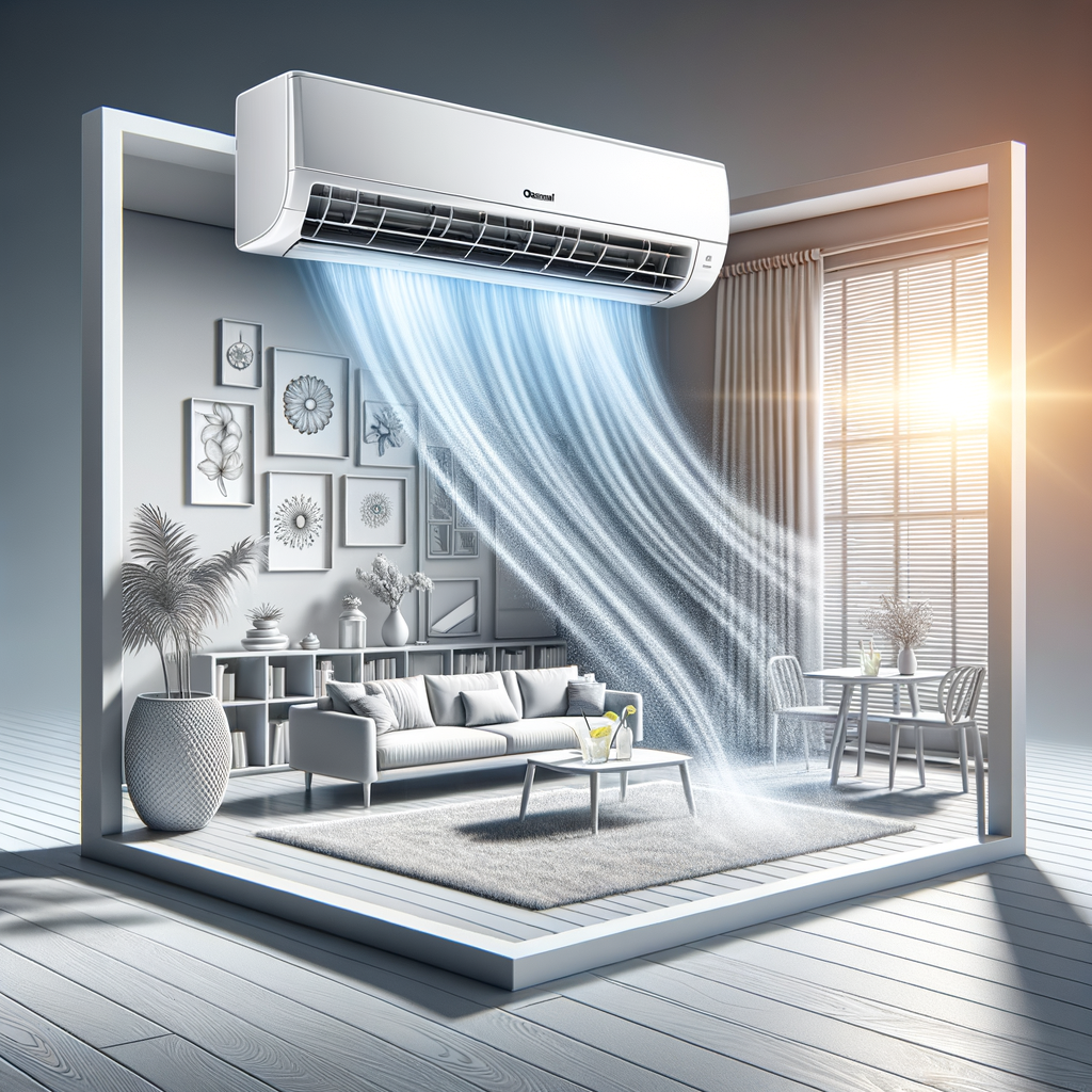Illustration of كيف تجعل مكيف O General يبرد الغرف الكبيرة بفعالية؟