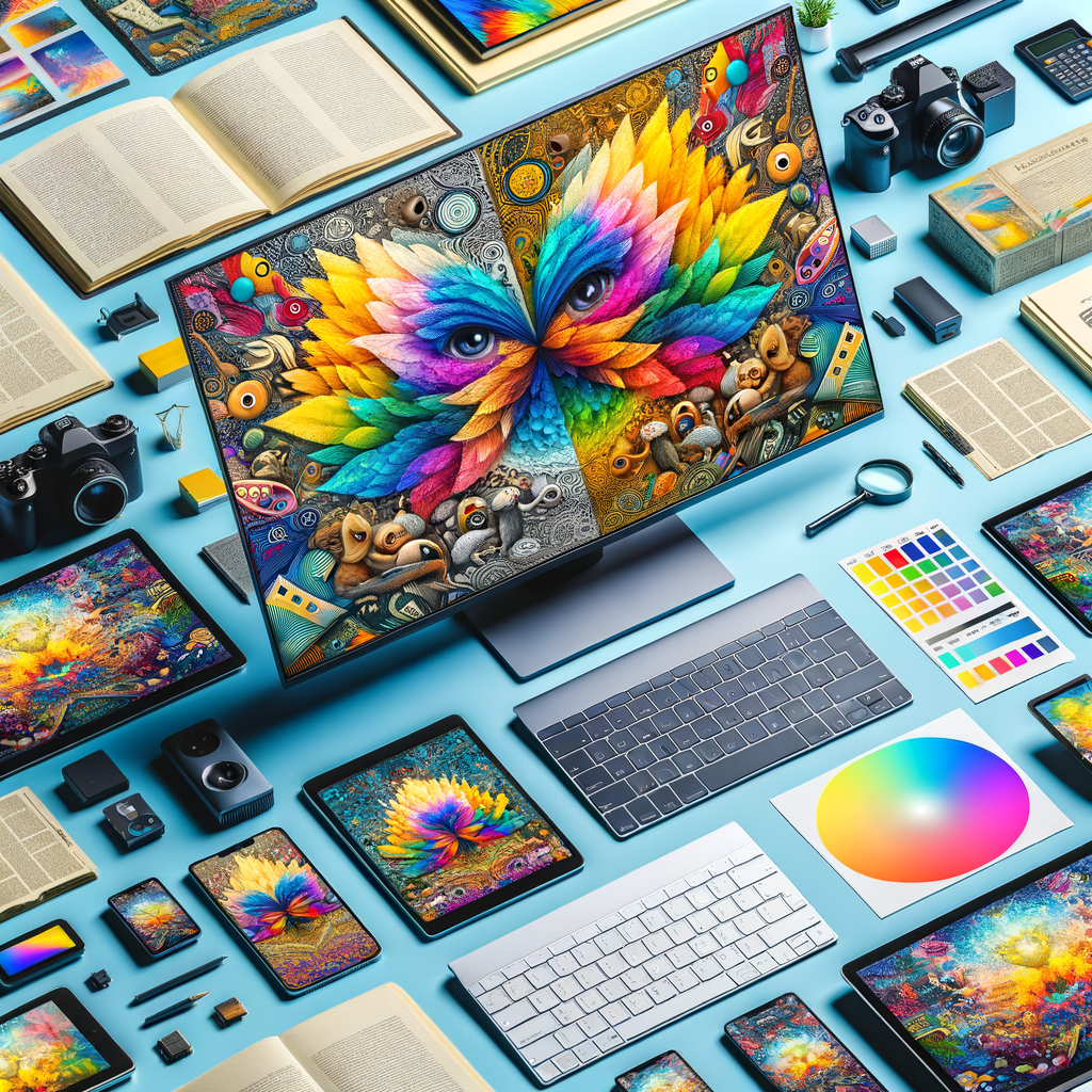 Illustration of كيف تختار بروفايل الشاشة الصحيح لتجنب اختلاف ألوان sRGB وWide Gam