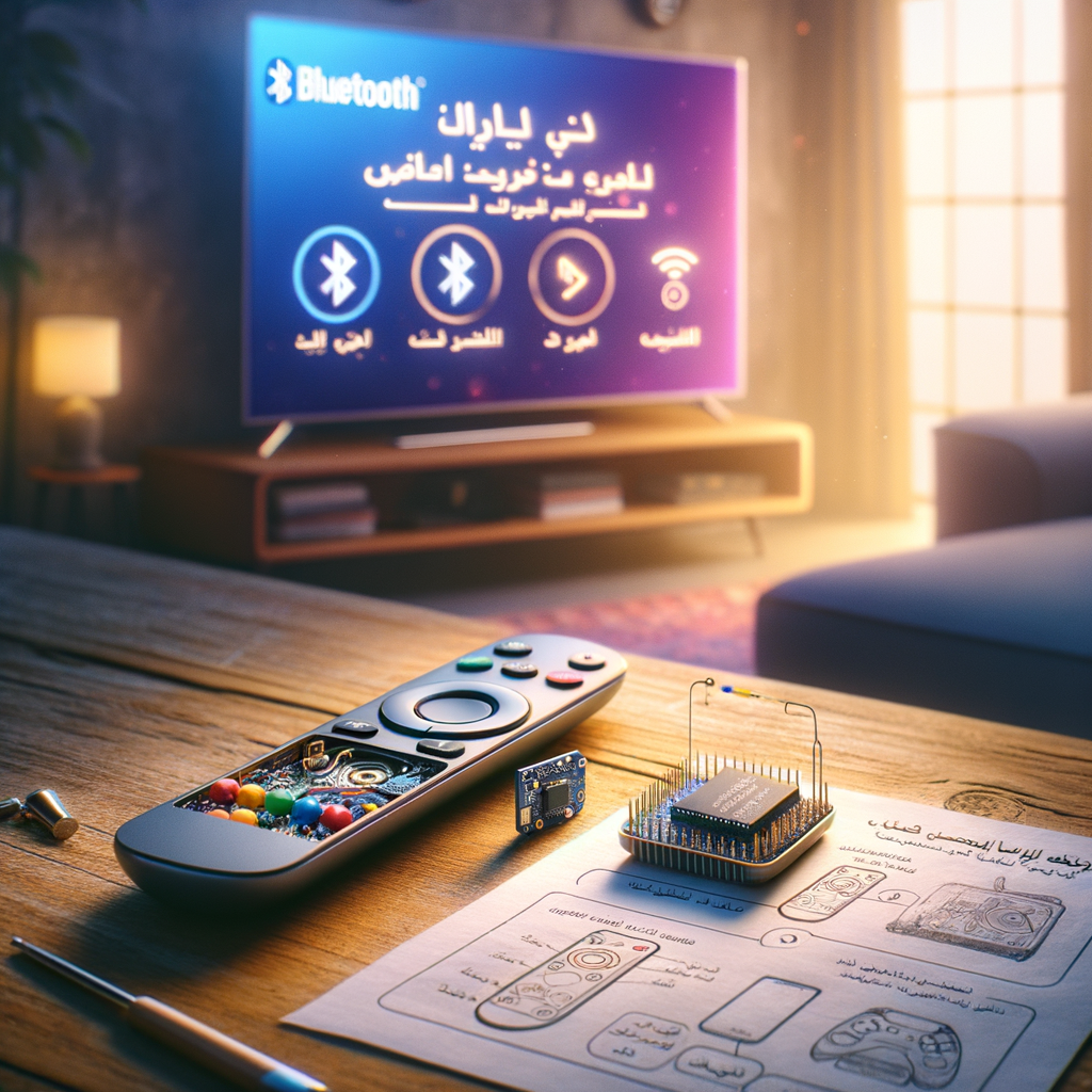 Illustration of كيف تصلح ربط ريموت التلفاز بتقنية Bluetooth بسهولة في خطوات بسيط