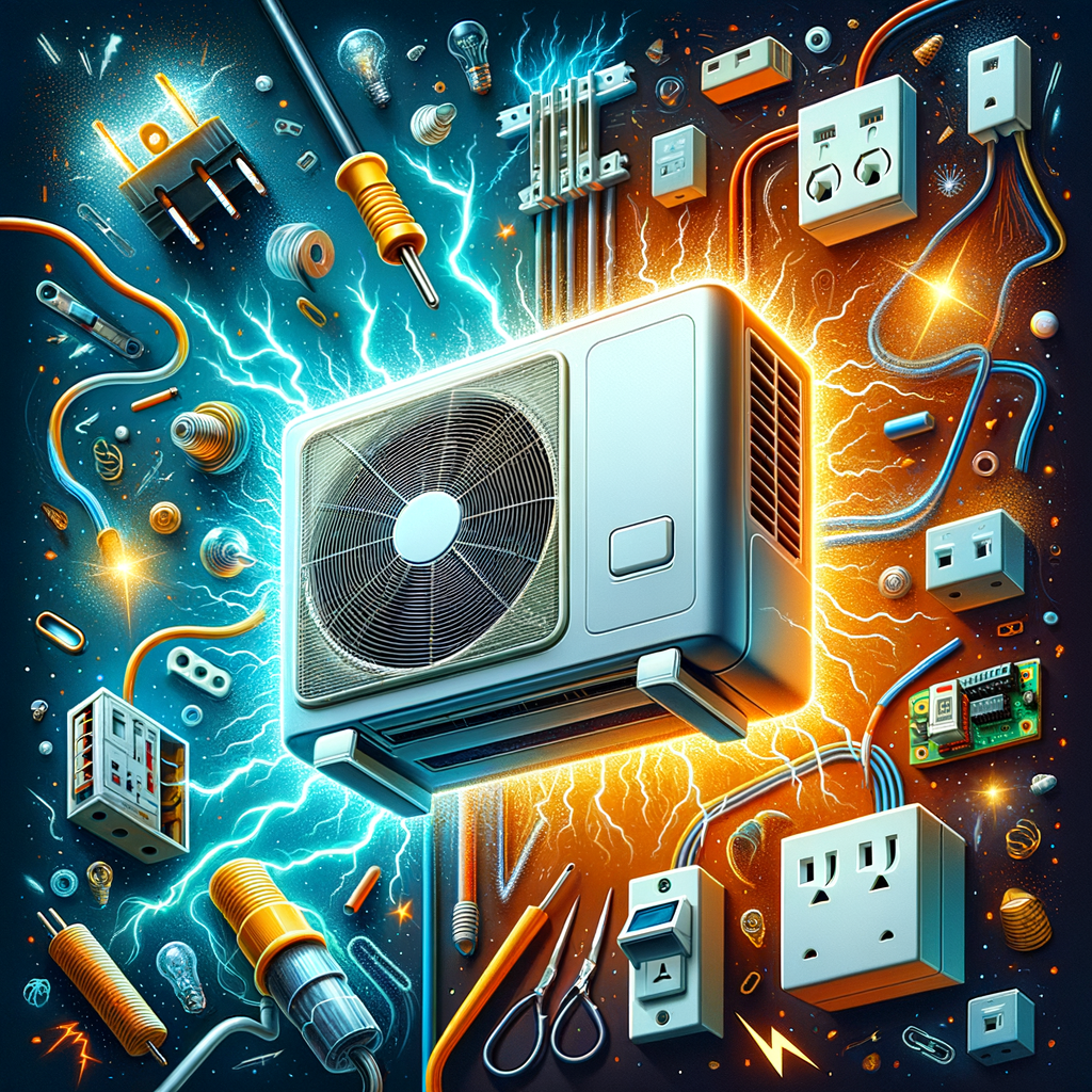 Illustration of لماذا مكيف AUX يشتغل ويطفي فجأة؟ أبرز الأسباب الكهربائية