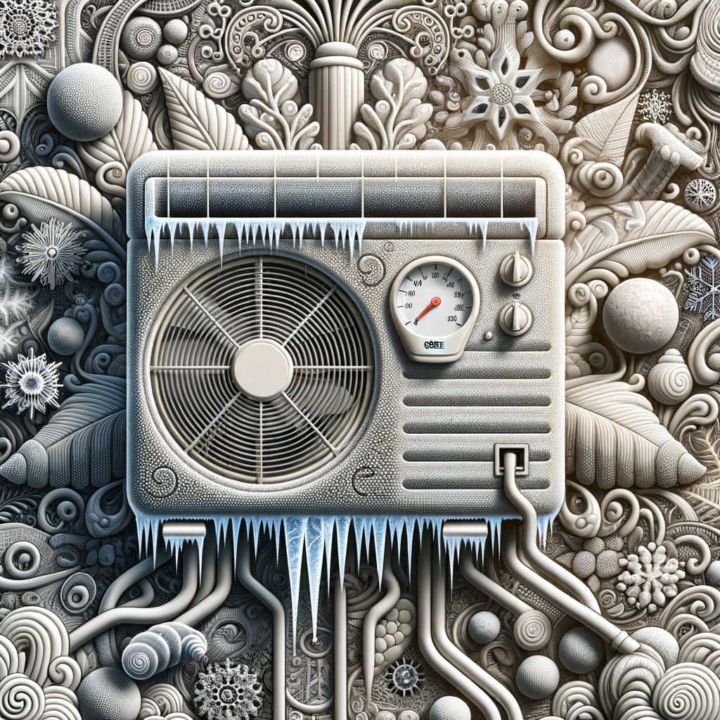 Illustration of لماذا يظهر ثلج على مواسير مكيف Gree؟ أسباب وعلاج نقص التهوية و