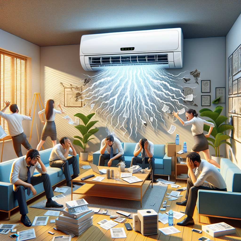 Illustration of لماذا يفصل مكيف LG Inverter فجأة؟ حلول للأعطال الخفية