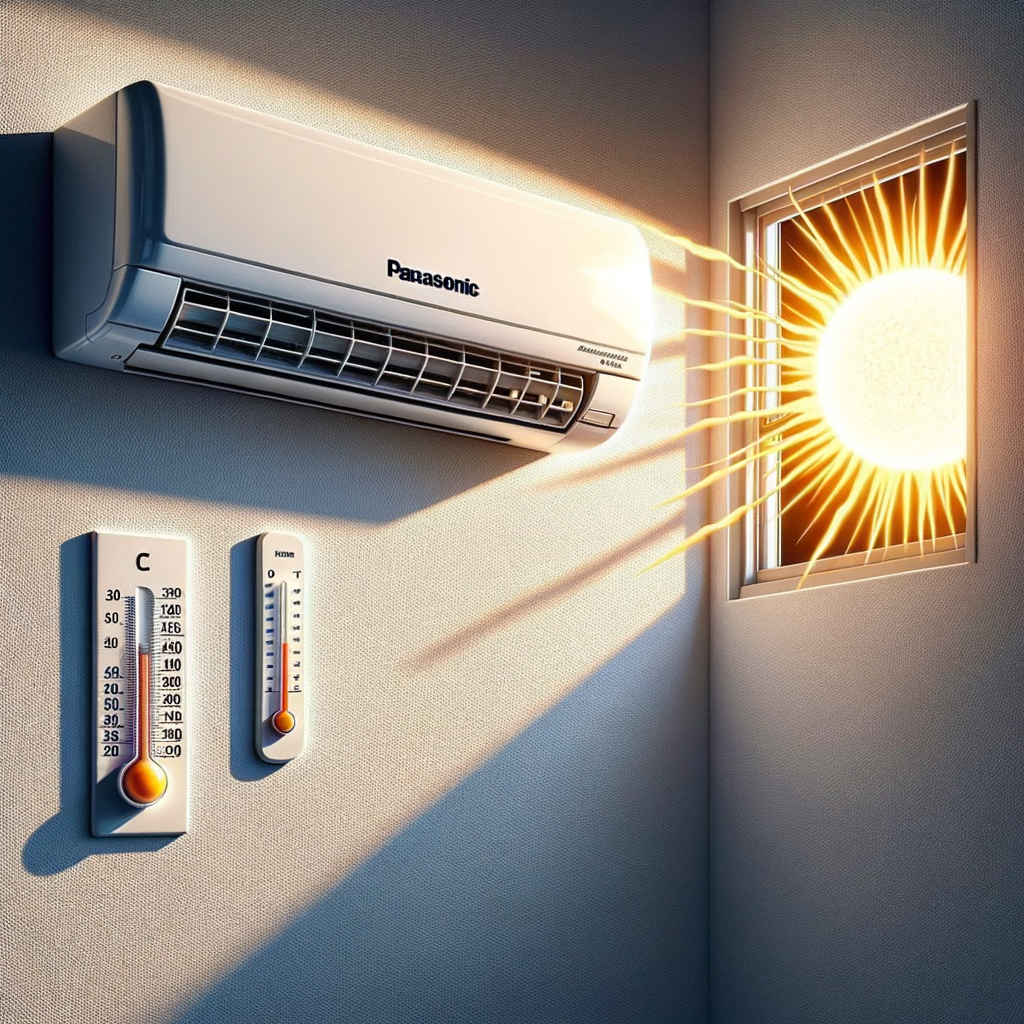 Illustration of مكيف Panasonic لا يبرد بالظهيرة؟ اكتشف السبب الحقيقي الآن