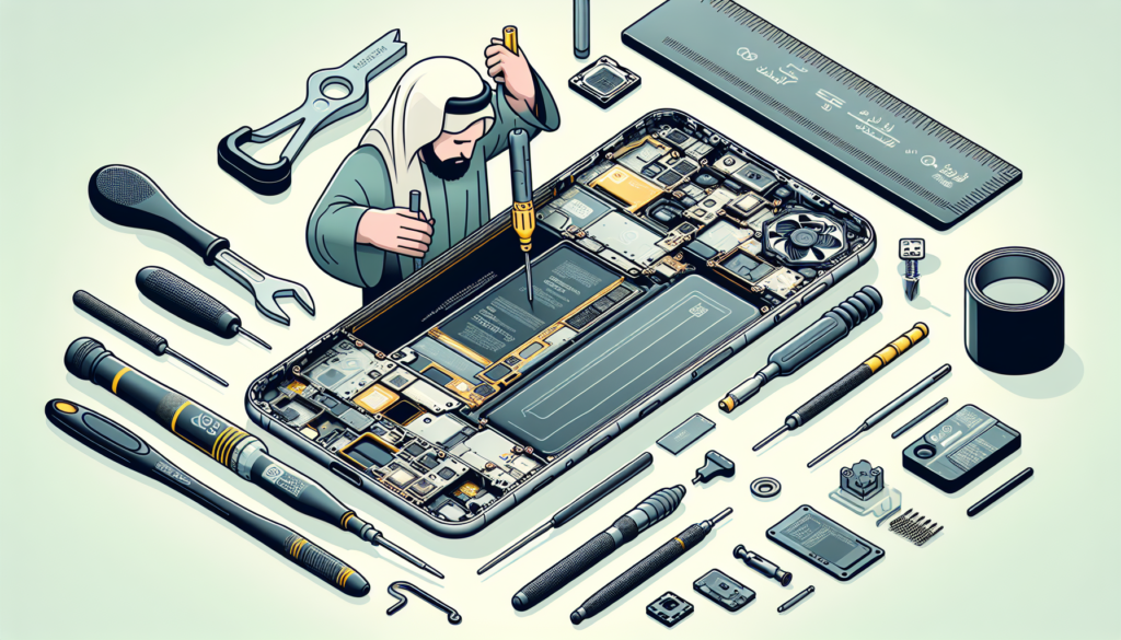 صورة لجوال سامسونج مع مشكلة عدم التشغيل