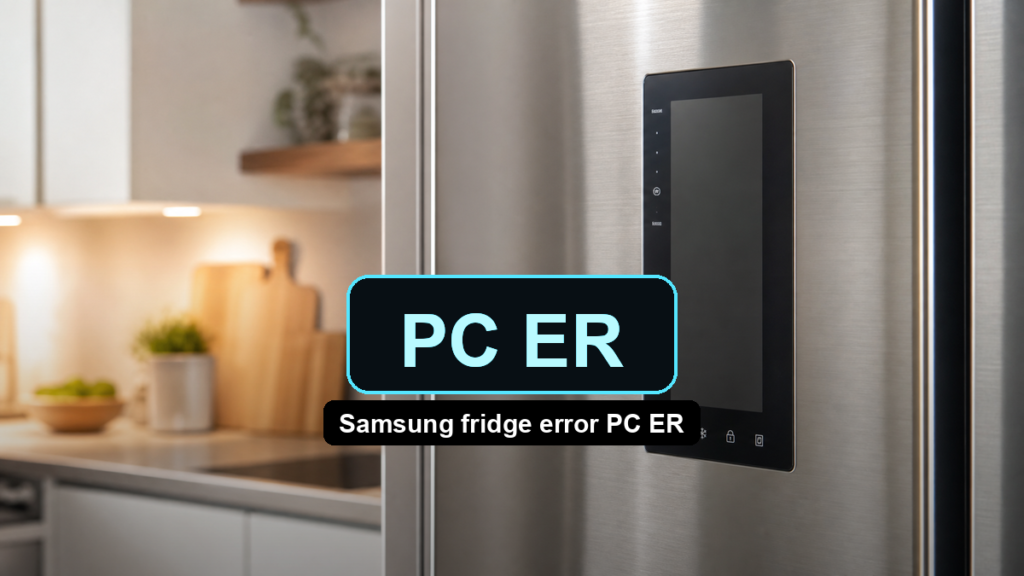 شاشة ثلاجة سامسونج تعرض خطأ PC ER