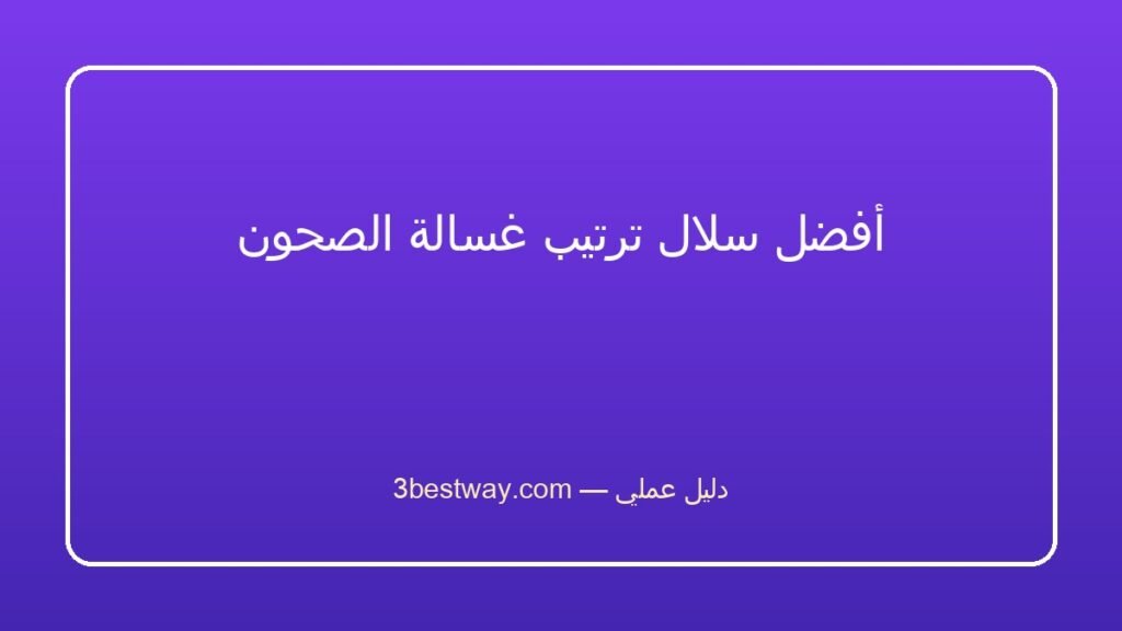 أفضل سلال ترتيب غسالة الصحون
