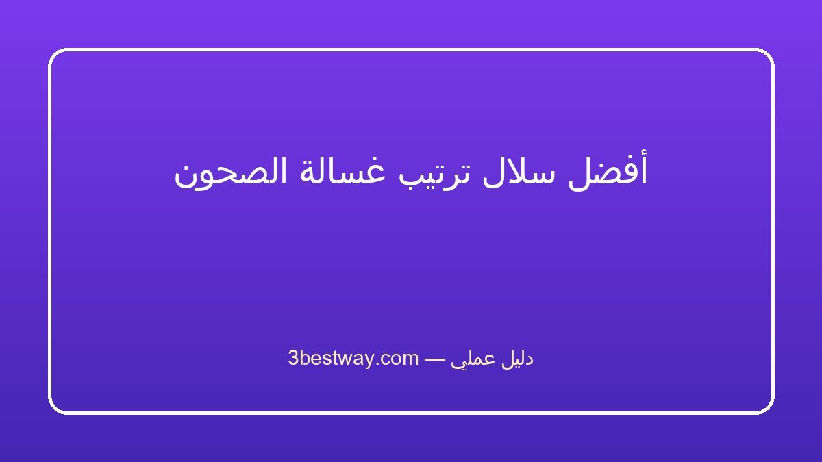 أفضل سلال ترتيب غسالة الصحون