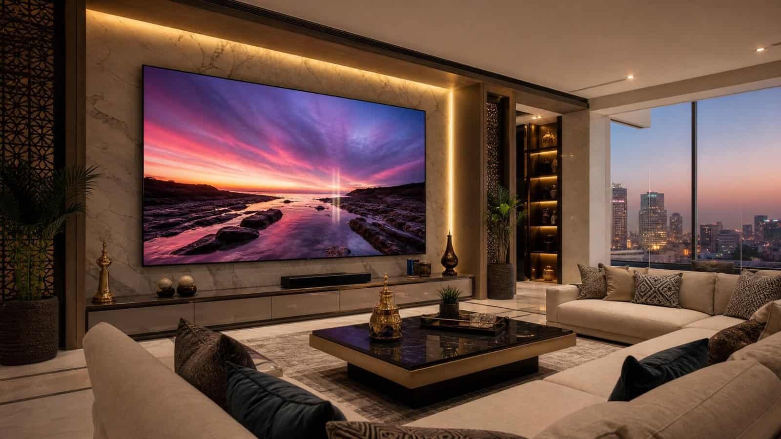 أفضل شاشات 85 بوصة في السعودية 2026 — تجربة سينمائية