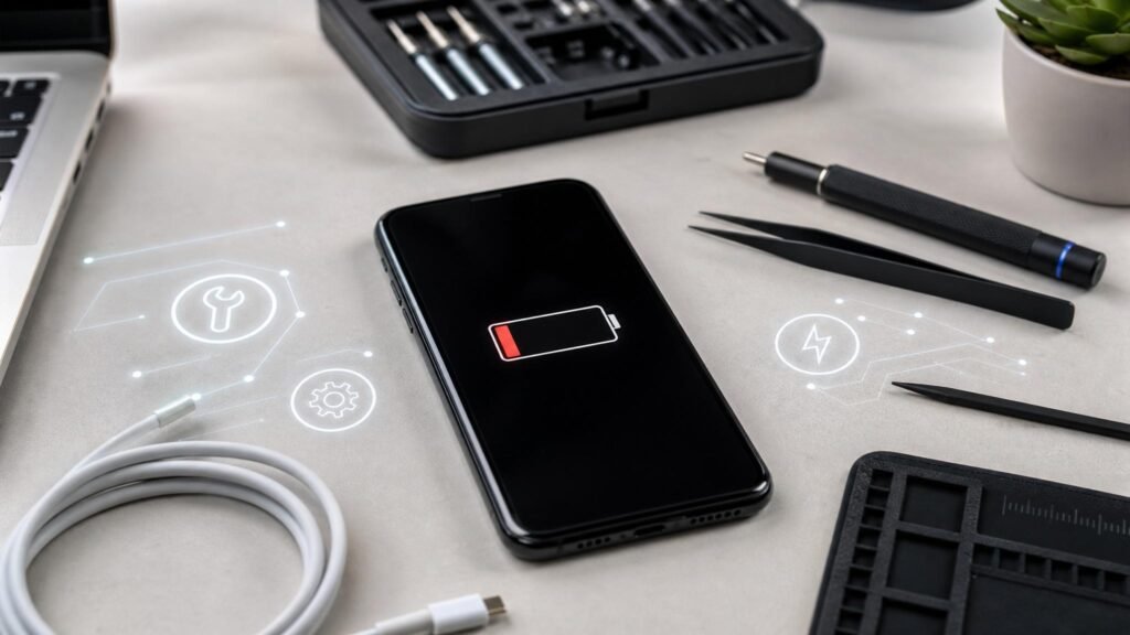 حل مشكلة استنزاف بطارية iPhone 17 — 15 حل فعال ومجرب 2026